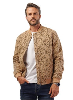 Men's Milton Baseball Collar Jacket -  Faro Lined- CAMEL