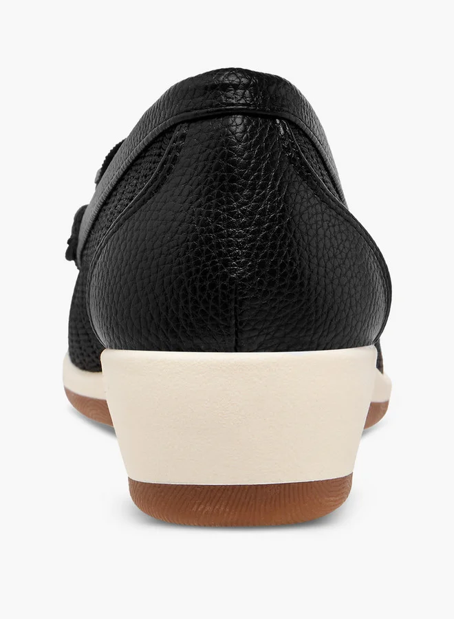 فلورا بيلا من شو إكسبرس Metal Accent Slip-On Wedge Heel Loafers