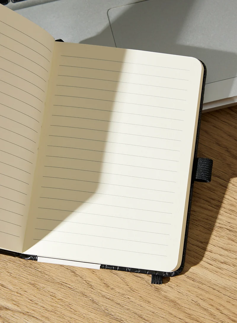 Ted Baker Black Notebook With Card Holder