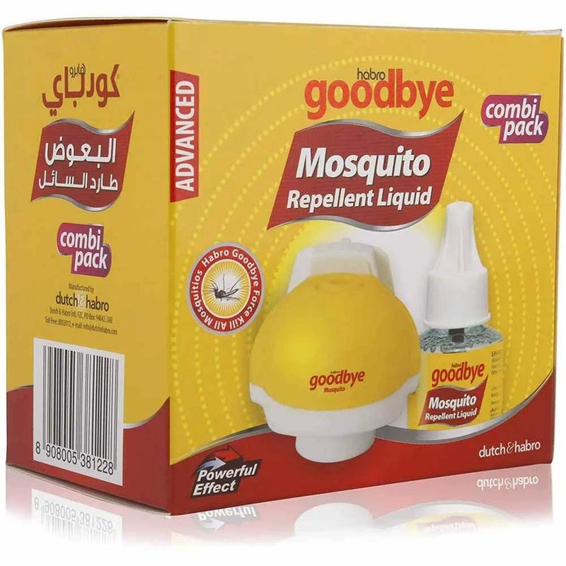 Habro Goodbye Mosquito Repellent Liquid- 45ml - Image 1
