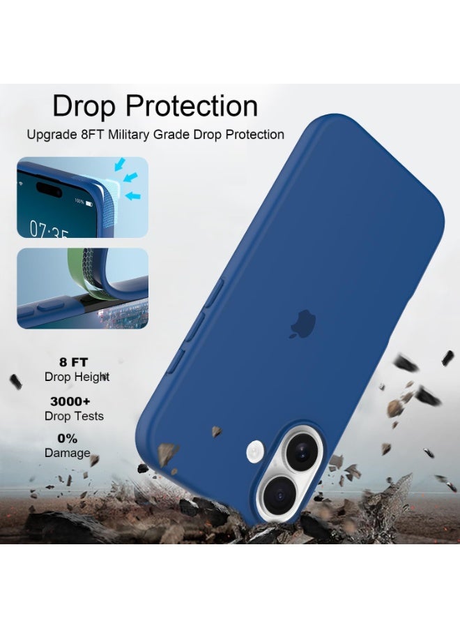 iPhone 17 Case Liquid Soft Silicone Slim iPhone 17 Cover with Inside Microfiber Lining Shockproof Protective Phone Case for iPhone 17 6.3 inch - Image 5
