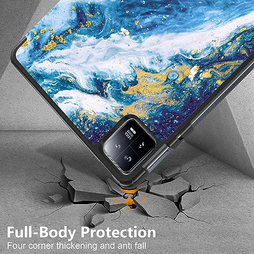 MOCA Case for Xiaomi Pad 6 11 inch,Slim Stand Hard Back Shell Protective Smart Cover for Xiaomi Pad 6/Pad 6 Pro 11" 2023 Case with Auto Wake/Sleep Function (Sandy Wave) - Image 4