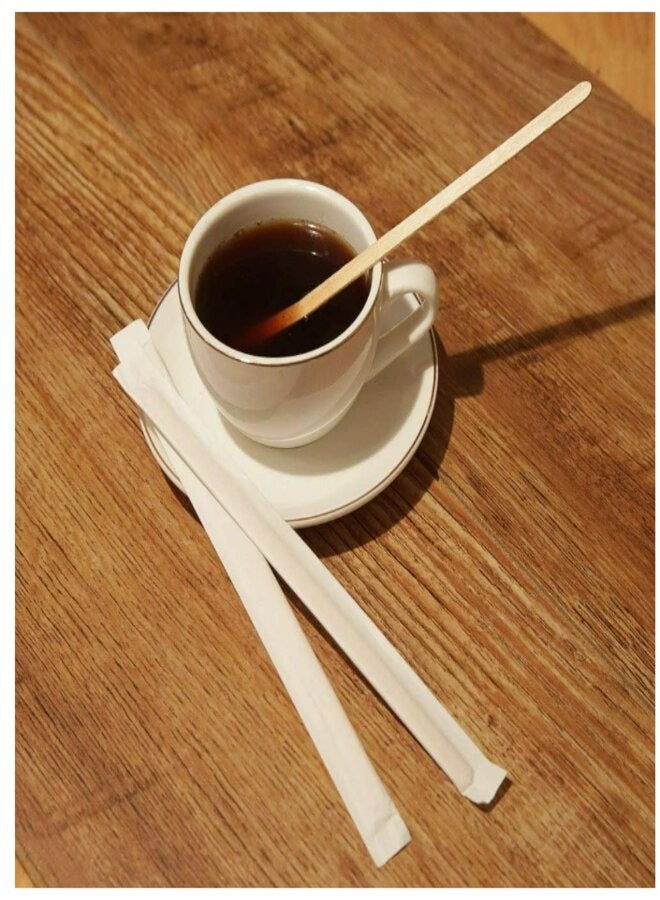 Jasco Wrapped Wooden Stirrer 240Pcs - Image 2