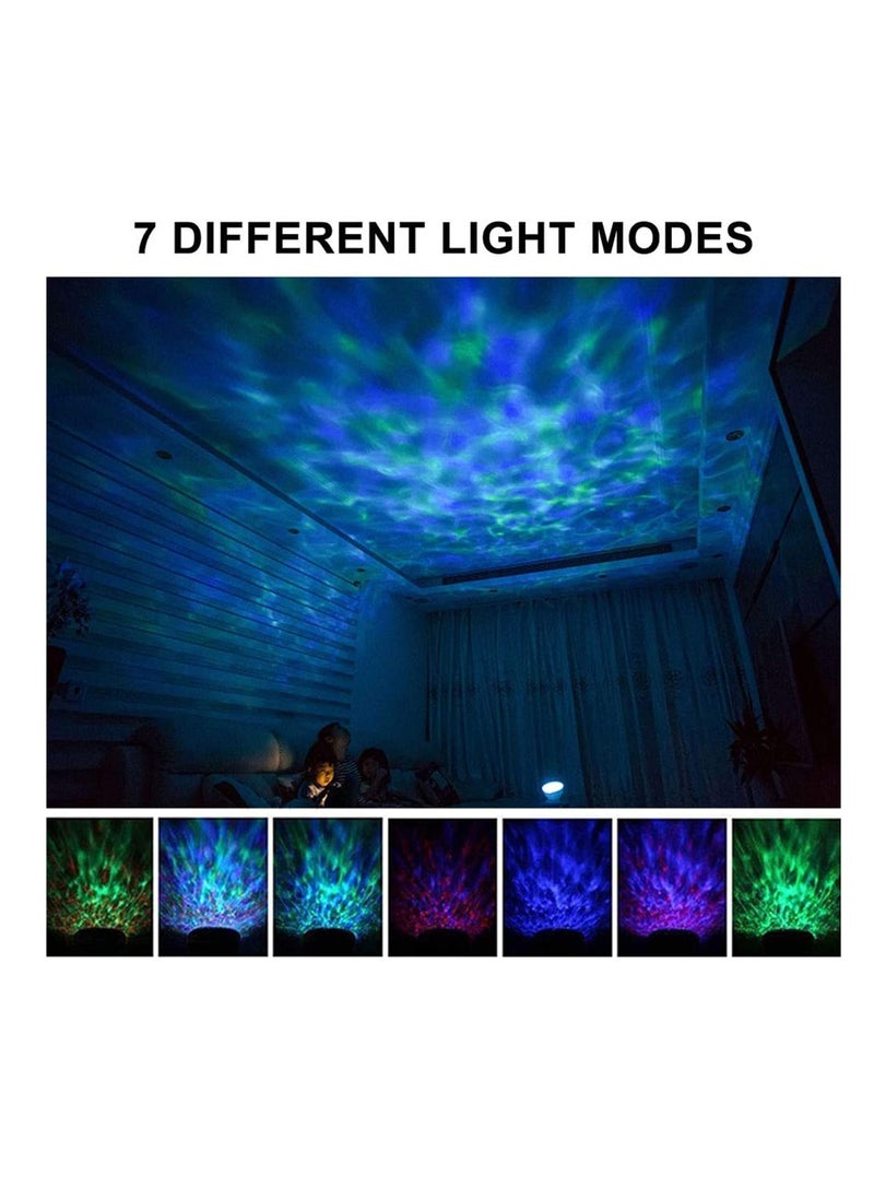 Ocean Wave Night Light for kids, LED Projection Lamp with 7 Colours, Built in Mini Music Player, Sleep Soothing Color Changing Lamp for Living Room and Bedroom, with Remote Control (White) - pzsku/Z05BB7BF3C8102C643881Z/45/_/1657851905/500f6fb0-e335-45b1-84aa-fd5b1dafc9e7