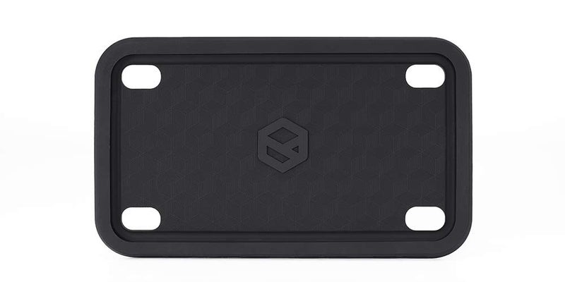 Rightcar Solutions Motorcycle The Original Premium Grade Silicone Bike Plate Frame | Rust Proof, Rattle Proof, Weather Proof License Plate Holder (Black) - Image 2