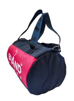 Generic Brand Stores Canvas Gym Bag-Brand Stores - Burgundy & Black  - Image 3
