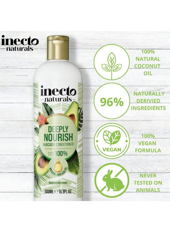 Inecto Naturals Deeply Nourish Avocado Conditioner 500 ML - Image 3