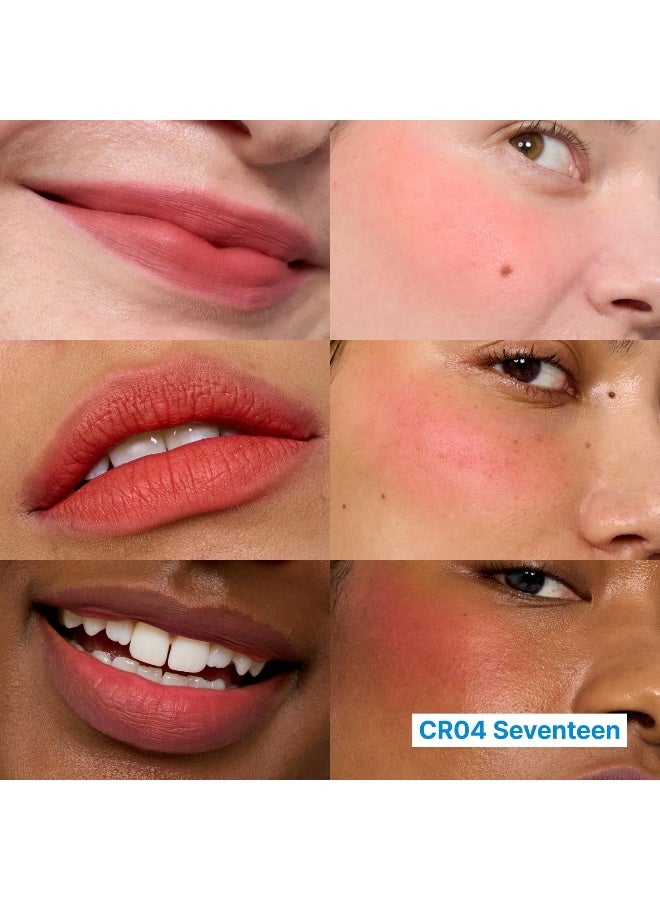 fwee Blurry Pudding Pot - Airbrushed Blush & Lip in Seventeen (Sunny Coral) - Image 2