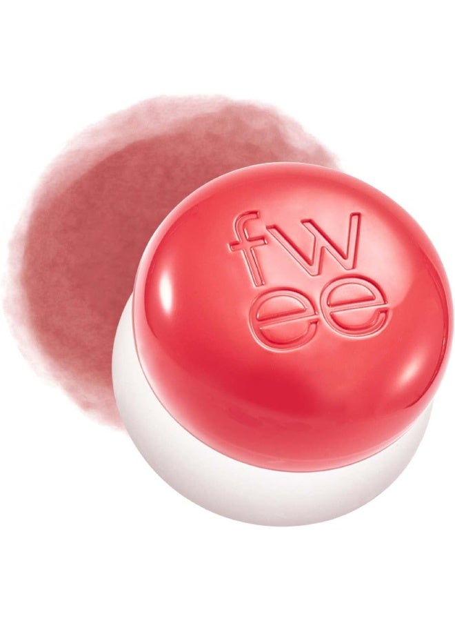 fwee Blurry Pudding Pot - Airbrushed Blush & Lip in Seventeen (Sunny Coral) - Image 1