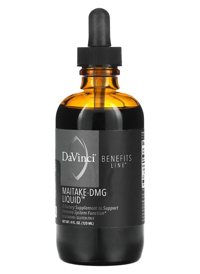 DaVinci Laboratories of Vermont - Benefits Line Maitake-DMG Liquid 4 fl oz (120 ml) - Image 1