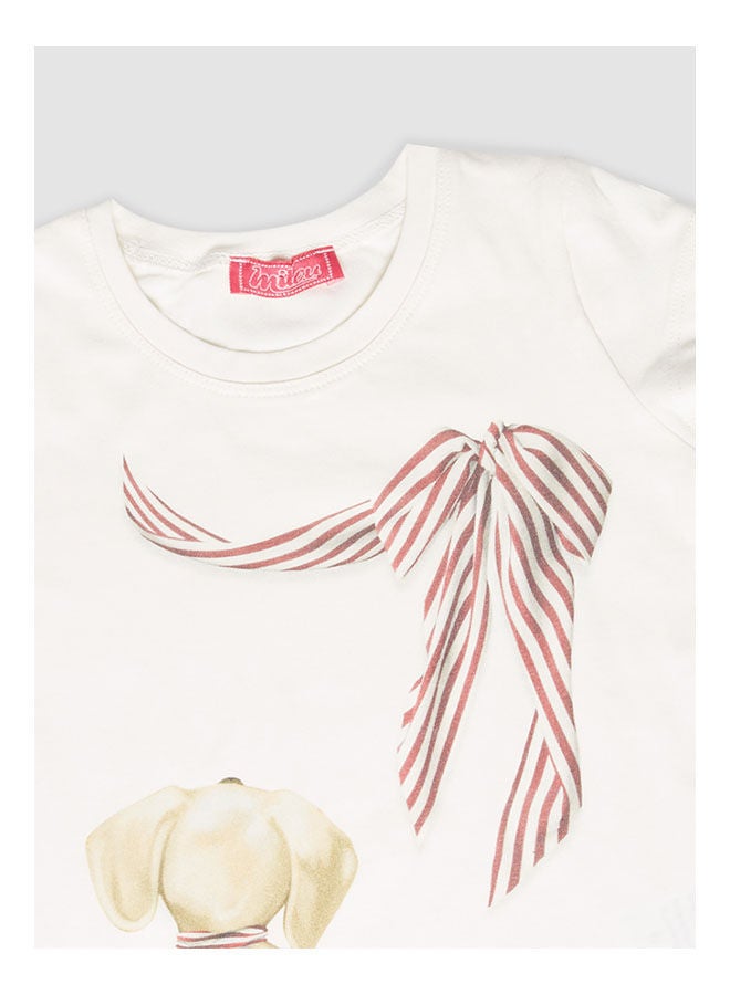 milou Printed Round Short Sleeve T-Shirt  - Image 3