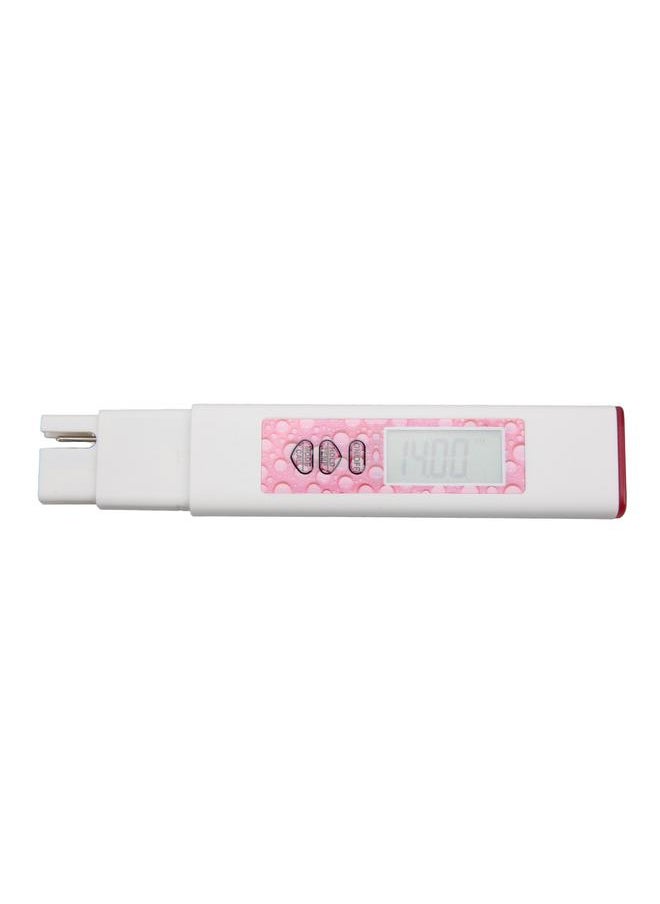 Thoraya 4 in 1 Water Tester PH Meter TDS Meter Clear Value Backlit Display Digital Water Tester for Aquarium Swimming PoolPink  - Image 1