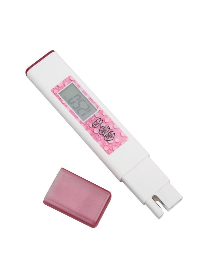 Thoraya 4 in 1 Water Tester PH Meter TDS Meter Clear Value Backlit Display Digital Water Tester for Aquarium Swimming PoolPink  - Image 2
