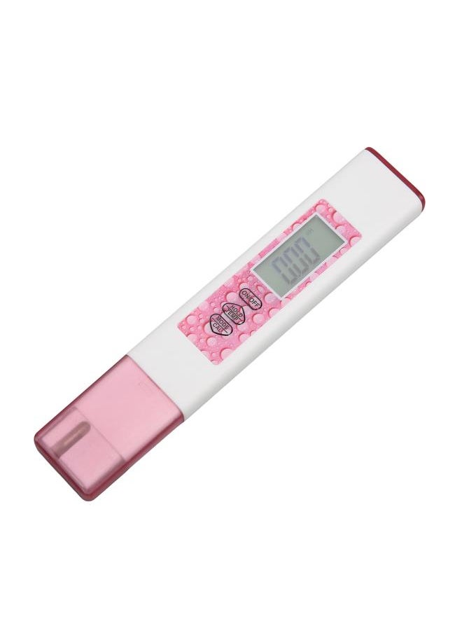 Thoraya 4 in 1 Water Tester PH Meter TDS Meter Clear Value Backlit Display Digital Water Tester for Aquarium Swimming PoolPink  - Image 4