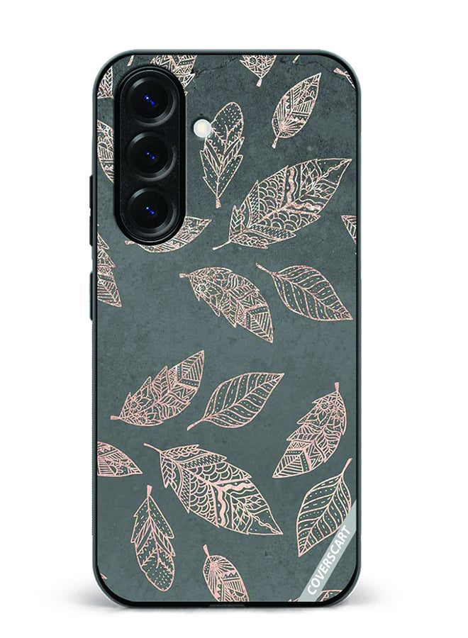 Protective Case Cover For Samsung Galaxy A56 Leaves Design Multicolour