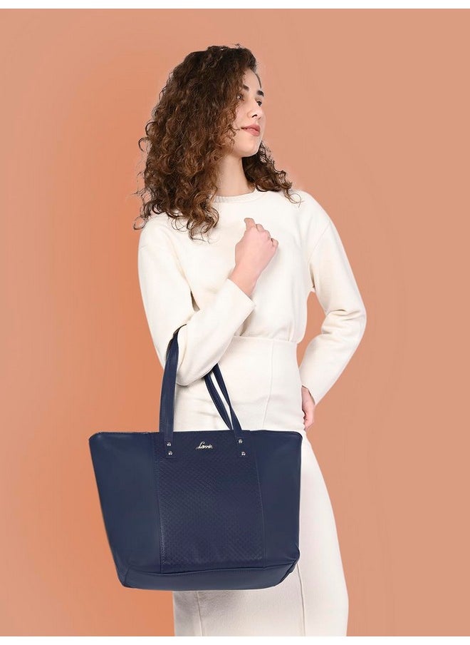 Lavie Lavie Women's Emb Nova Tote Bag | Ladies Purse Handbag (Navy)  - Image 2
