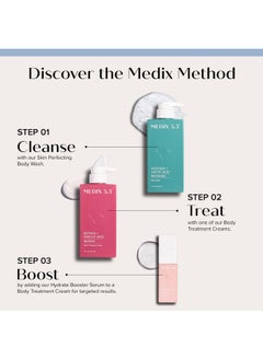 Medix 5.5 Medix Retinol Body Lotion + 3% Hyaluronic Acid Booster Serum Moisturizer 2Pc Skin Care Set Crepey Skin Care Treatment Retinol Body Cream Retinol Cream Targets Sagging Crepe Skin & Wrinkles 2Pc  - Image 2