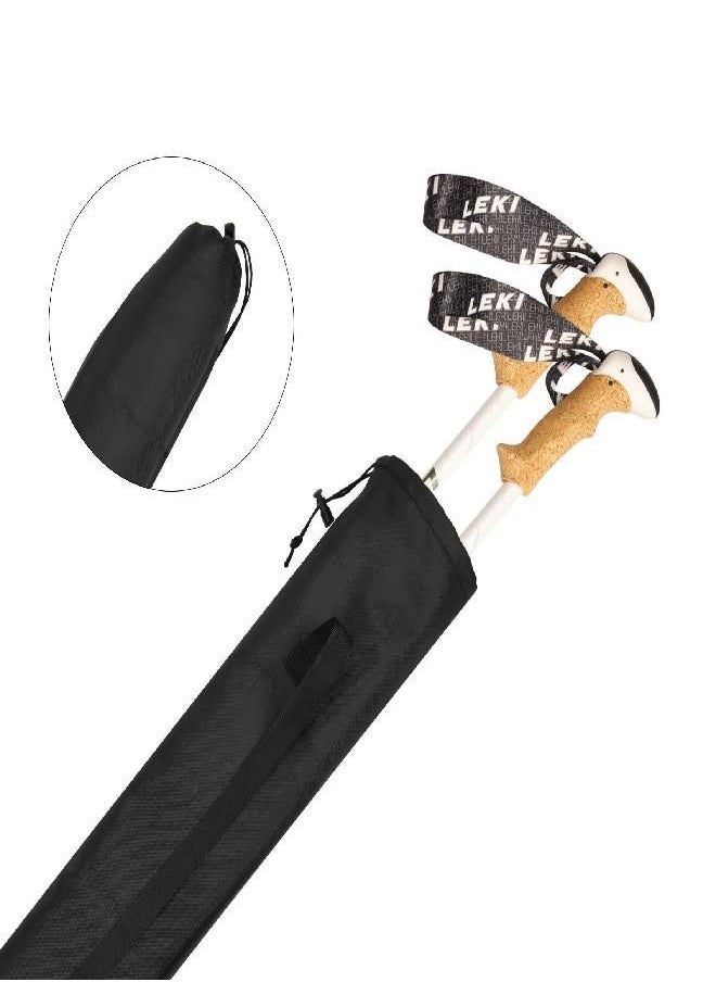 COSMOS - Black Color Portable Carrying Bag For Walking Stick Trekking Hiking Poles, 29 Inches Length - Image 1