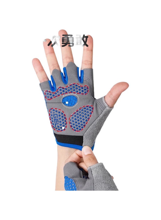 Ousen Children'S Sports Gloves Single Bar Anti-Slip Outdoor Climbing Mountain Biking Skating Wear-Resistant Boys Girls Half Finger - Image 1