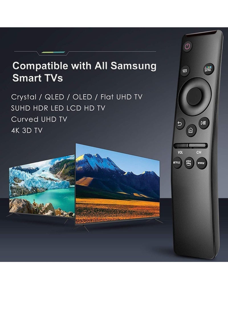 BLUMENiT Universal Remote Control Compatible for All Samsung TV LED QLED UHD SUHD HDR LCD Frame Curved Solar HDTV 4K 8K 3D Smart TVs, with Buttons for Netflix, Prime Video - Image 2