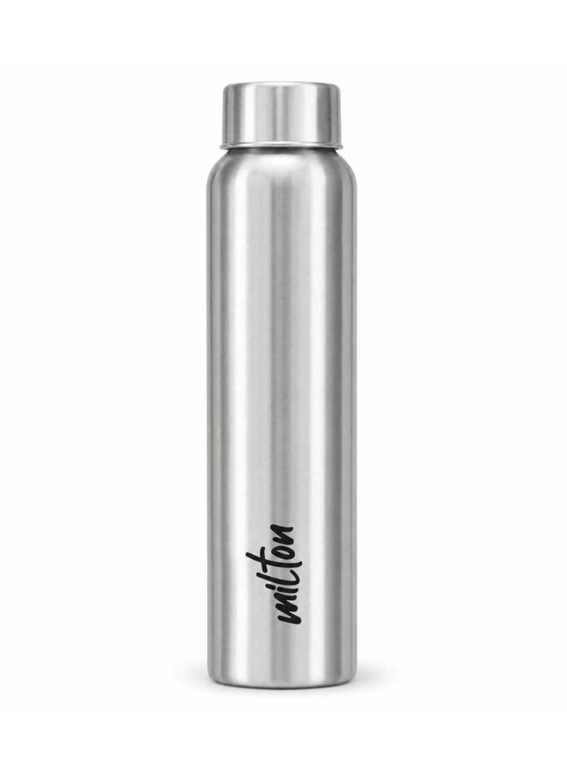 Milton Stainless Steel Water Bottle, 920 ml, Leakproof Lid for Everyday Hydration, Reusable Drinkware, Silver, 1 Piece - Image 1