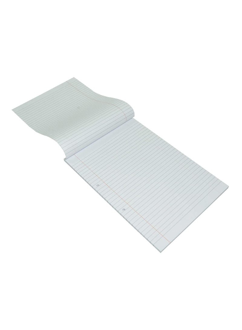 FIS 10-Piece FIS Examination Pad, Single Ruled, 2 Holes, 60 gsm, A4 Size (80 Sheets x 10 Pcs) - FSPDEPA480 - Image 3
