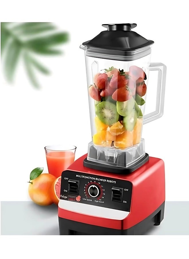 Professional Blender | 2L High-Power Smoothie Maker & Grinder | Commercial Grade Food Processor With 6 Blades