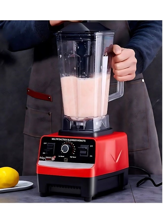 Professional Blender | 2L High-Power Smoothie Maker & Grinder | Commercial Grade Food Processor With 6 Blades