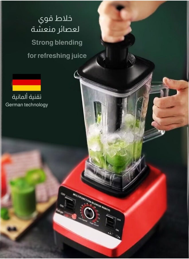 SILVER CREST Professional Blender | 2L High-Power Smoothie Maker & Grinder | Commercial Grade Food Processor With 6 Blades  - Image 2