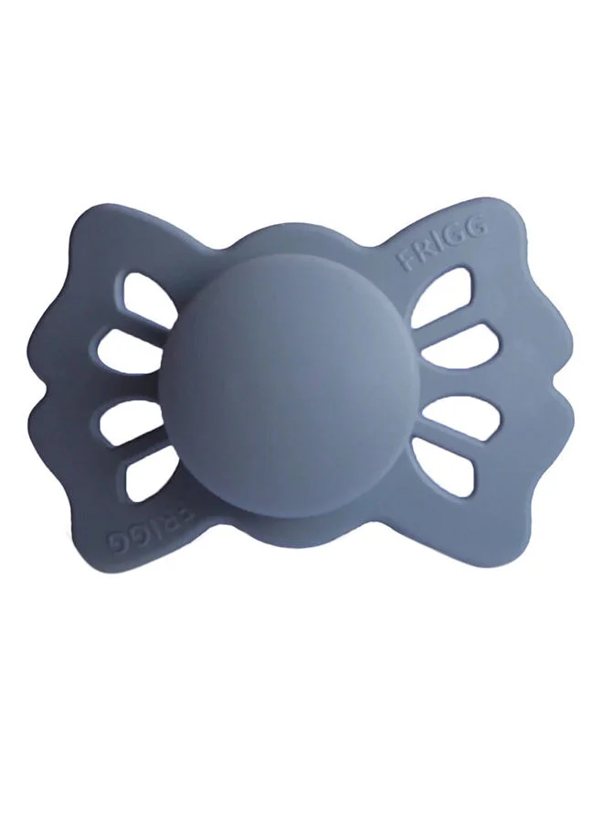 FRIGG Lucky Symmetrical Silicone Baby Pacifier 0-6M Slate Size 1