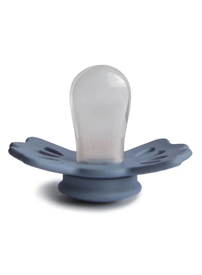 FRIGG Lucky Symmetrical Silicone Baby Pacifier 0-6M Slate Size 1
