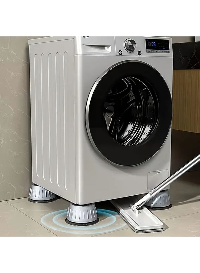 Gray Black Non Slip Anti Vibration Pads For Washing Machine Dryer Furniture Appliances - Image 4