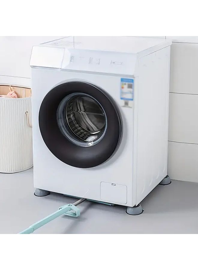 Gray Black Non Slip Anti Vibration Pads For Washing Machine Dryer Furniture Appliances - Image 3