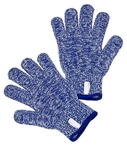 TruChef Kids Cut Resistant Gloves (Ages 4-8) | Level 5 Safety Gloves for Cooking, Gardening, Whittling | Real Kitchen Protection for Junior Chefs – Easy Care, Kids Friendly (Blue, Small) - Image 1