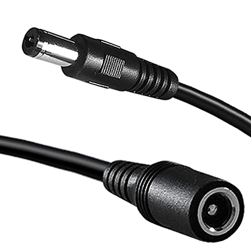 SIOCEN Dc Power Extension Cable,5.5mm x 2.1mm 12v Extension Cord 13FT Security Camera Cable DC Male to Female Extender Wire for CCTV IP Indoor Camera Dvr Standalone LED Strip,DC Supply Adapter - Image 1