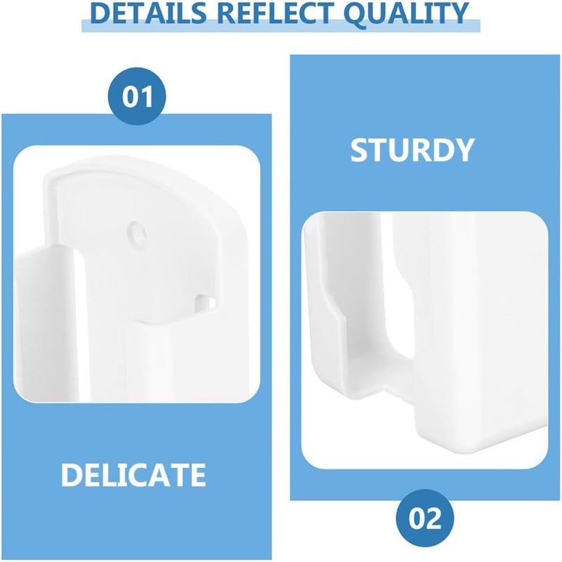 PRETYZOOM 3pcs Remote Control Wall Mount Holder Space Saving Adhesive Media Storage Box for Air Conditioner Tv More Multifunctional Organizer for Home Office Use - Image 4