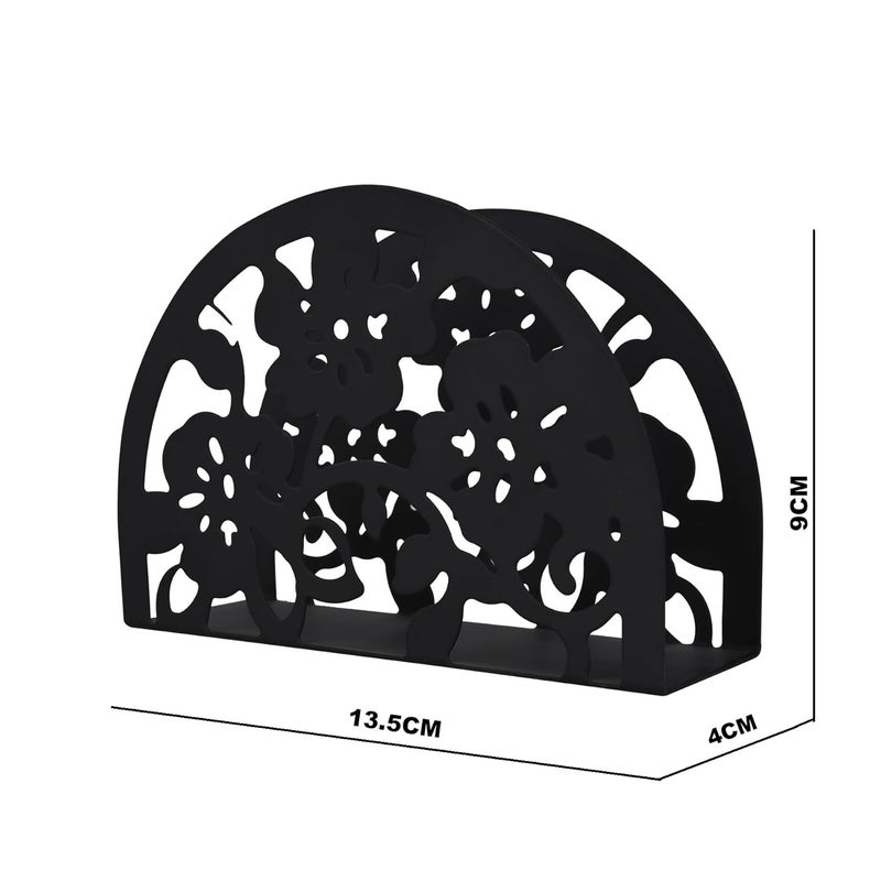 Toxen Metal Napkin Holder for Home Kitchen Restaurant Picnic Life Tree Design Tabletop Paper Organizer Upright Tissue Dispenser 2 - Image 2