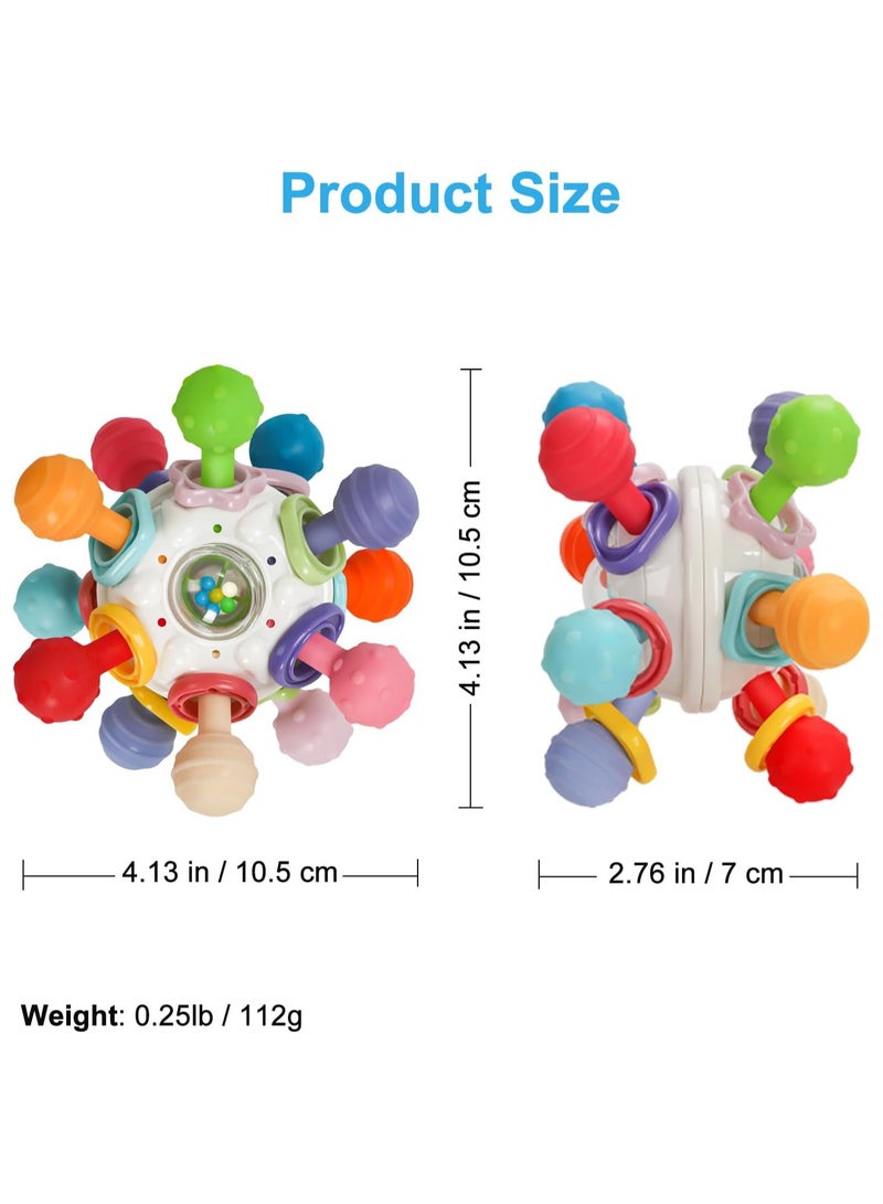 Baby Montessori Sensory Toys for 0-6 6-12 Months, Baby Teether Teething Toys for Babies 0 3 6 9 12 18 Months, Newborn Infant Learning Developmental Toys Gifts for 1 2 Year Old Boys Girls  - Image 2