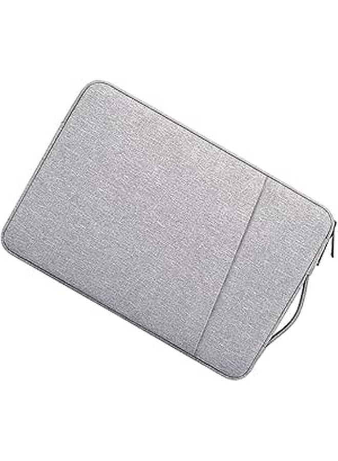13.3 Inch Waterproof Laptop Sleeve Multifunctional Felt Case for Office and Travel Gray - Image 1