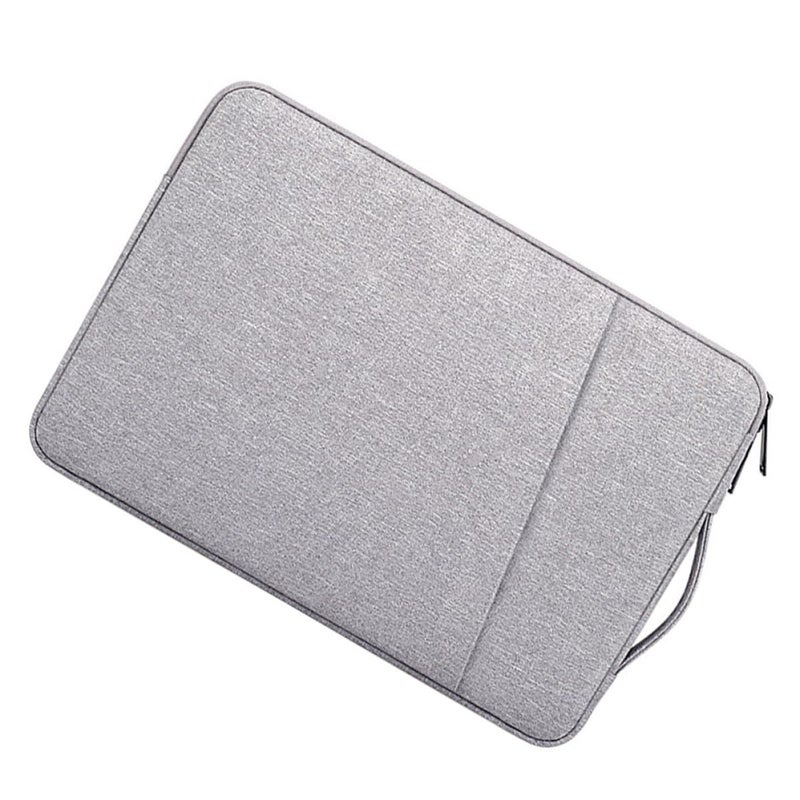 13.3 Inch Waterproof Laptop Sleeve Multifunctional Felt Case for Office and Travel Gray - Image 2