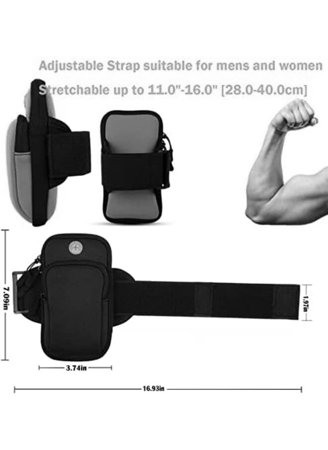 KASTWAVE - Running Armband Phone Holder Phone Armband Running Bag Bags Men And Women Sport Arm Band For Phone Running Armband Bag Multi Cell Phone Armband Pouch For Up To 6 Inch Pink - Image 1