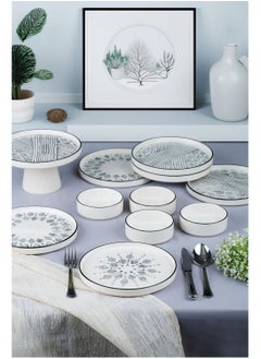 Kitchen Life طقم إفطار سيراميك 6 افراد - 11 قطعه  - Image 2