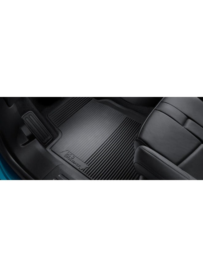 DS Automobiles - Set of molded rubber floor mats - front and rear for DS 3