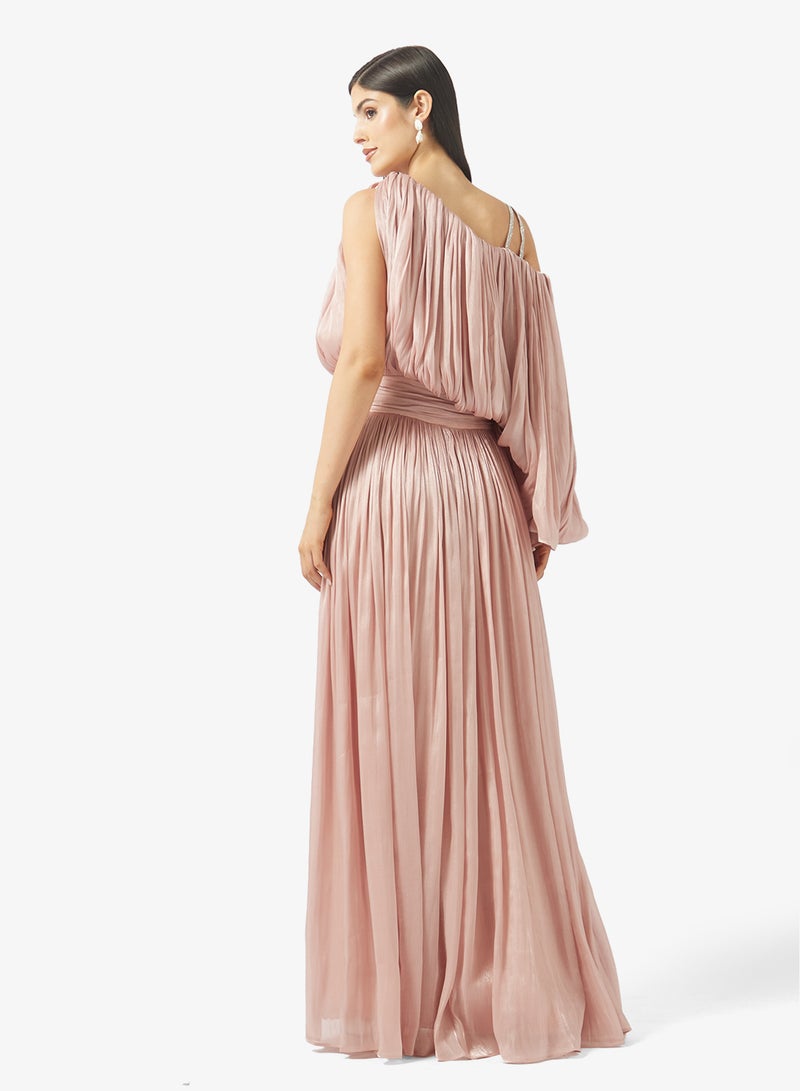 Namshi x one-shoulder gown dress - Image 2