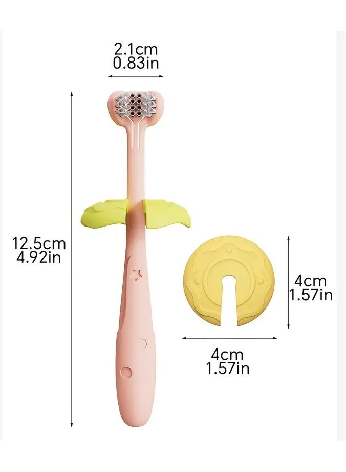 Goolsky Youngsters's Three-sided Toothbrush 1-3 Years Old 1PC - Image 1