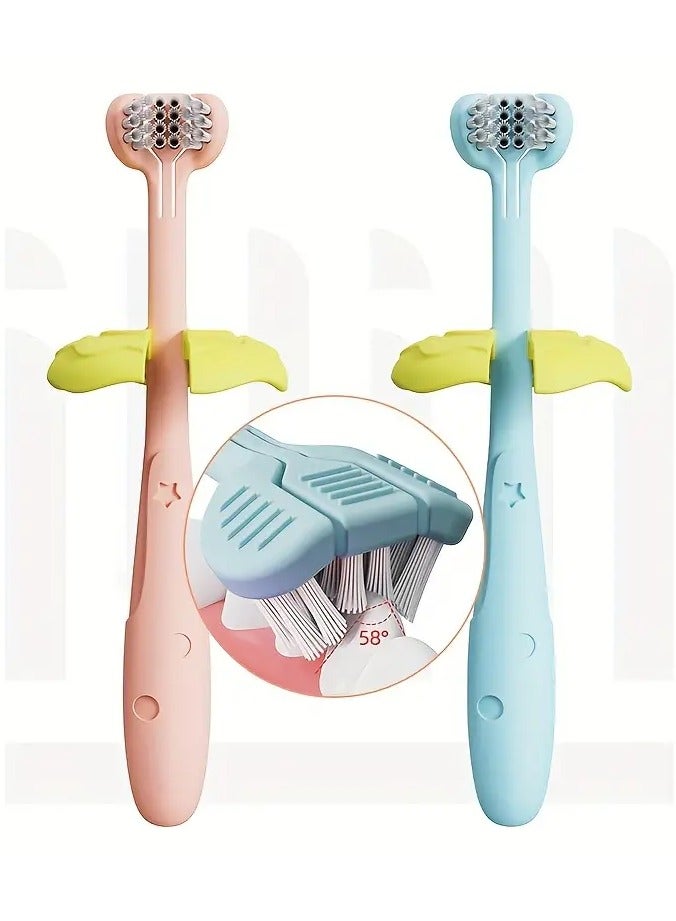 Goolsky Youngsters's Three-sided Toothbrush 1-3 Years Old 1PC - Image 5