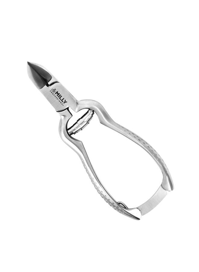 By MILLY German Steel Heavy Duty Toenail Clippers for Thick Toenails | Trim Thick or Hard Toenails | Professional Nail Clippers for Seniors & Podiatrist Toenail Clippers (Silver) - Image 1