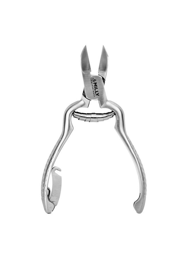 By MILLY German Steel Heavy Duty Toenail Clippers for Thick Toenails | Trim Thick or Hard Toenails | Professional Nail Clippers for Seniors & Podiatrist Toenail Clippers (Silver) - Image 3