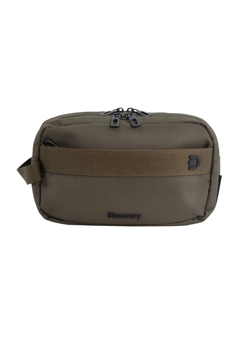 ديسكفري Downtown Travel Toiletry Bag – Eco Recycled Dopp Kit with Multi-Compartment Zipper Organizer & Side Handle | Travel, Gym & Daily Grooming