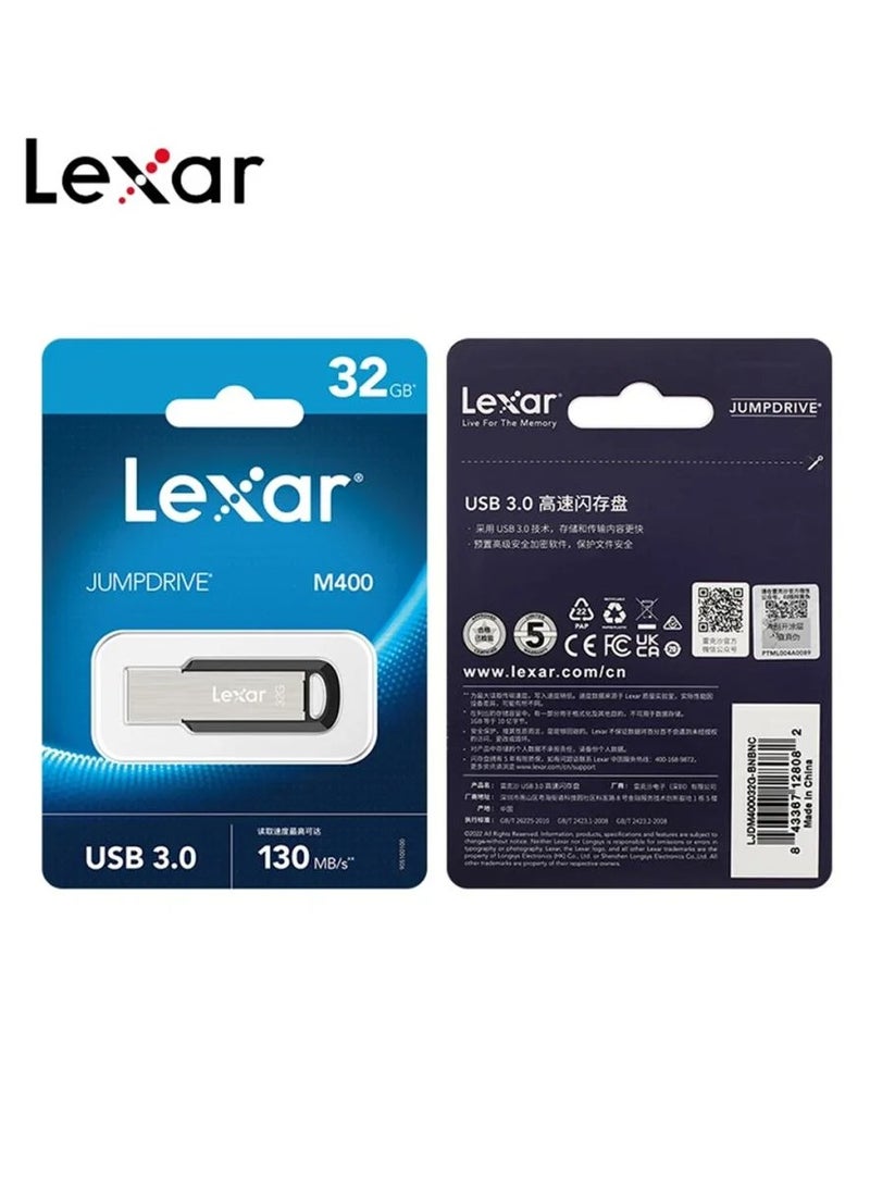 Lexar Lexar Flash Memory 32GB JumpDrive M400 USB 3.0 Flash Drive,up to 130MB/s 